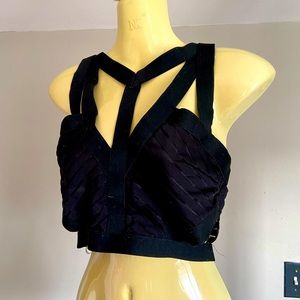 E-girl strappy black top